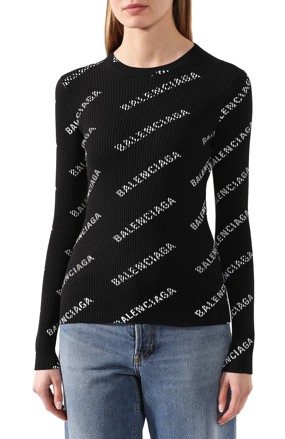 Пуловер с логотипом бренда BALENCIAGA, арт. 570844/T6140, фото 3
