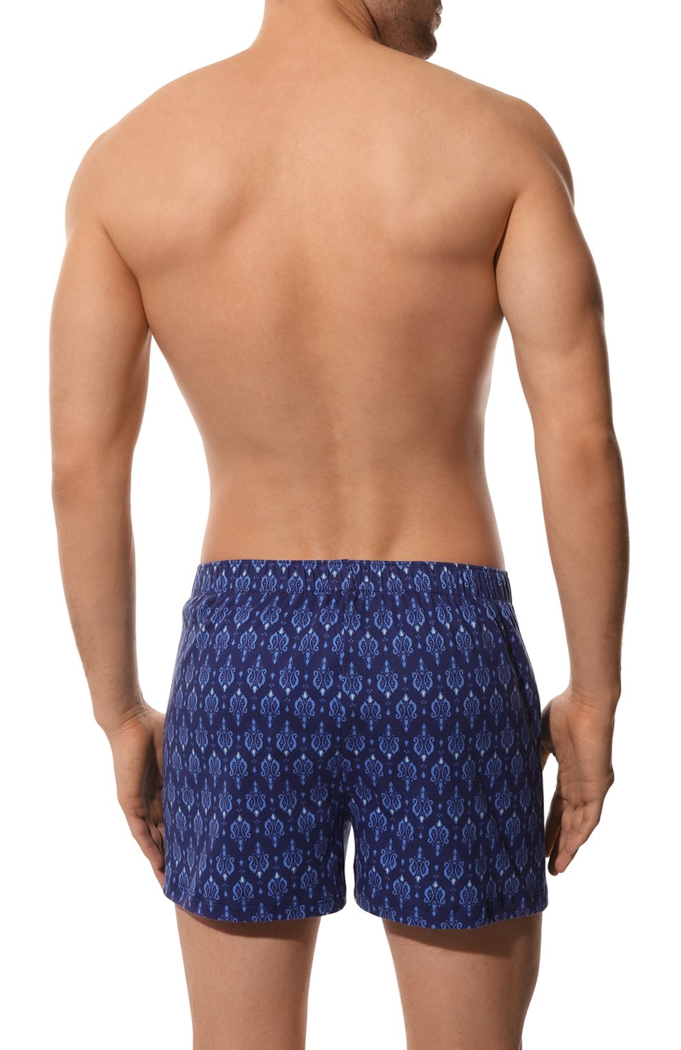 Хлопковые боксеры HANRO синего цвета по цене 8180 руб., арт. 073290, фото 3 Хлопковые боксеры HANRO, арт. 073290, фото 3