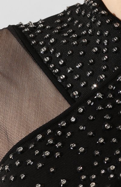 Платье из вискозы GIVENCHY черного цвета по цене 242000 руб., арт. BW20UF4Z6V, фото 5 Платье из вискозы GIVENCHY, арт. BW20UF4Z6V, фото 5