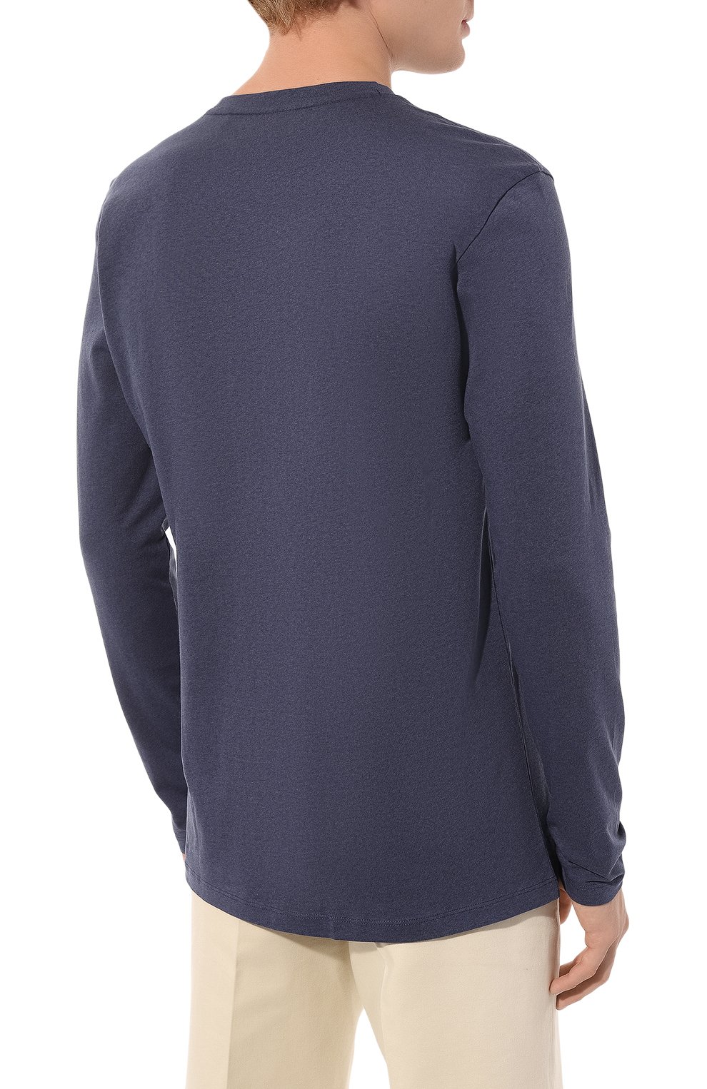 Хлопковый лонгслив BOSS ORANGE, арт. 50476192, фото 4