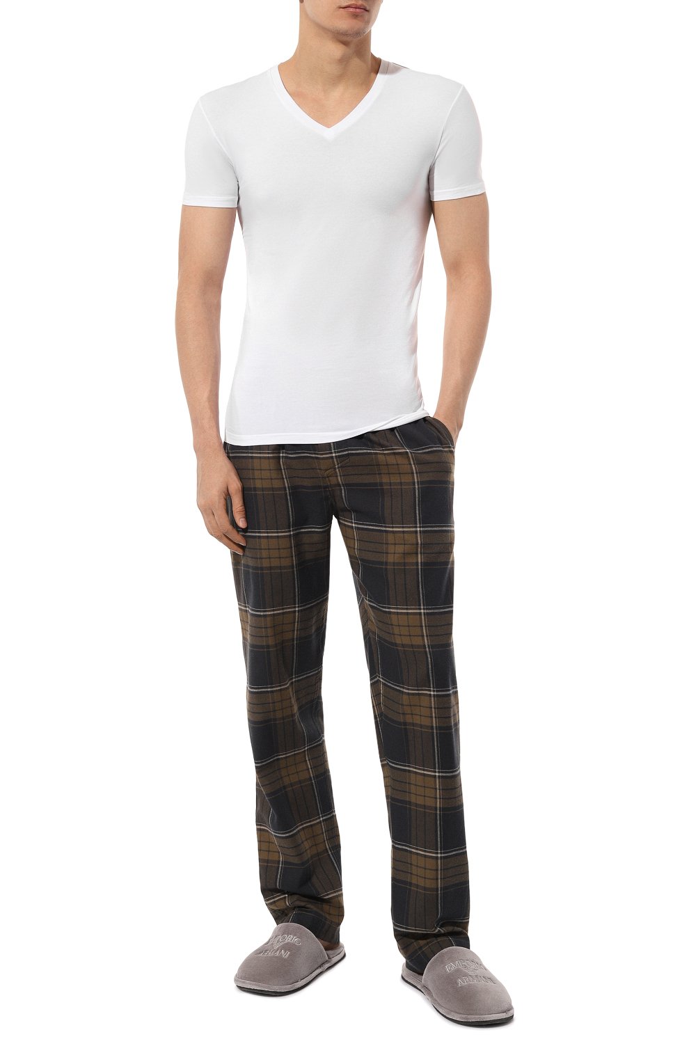 Хлопковая футболка ZEGNA белого цвета по цене 11550 руб., арт. N2M800090, фото 2 Хлопковая футболка ZEGNA, арт. N2M800090, фото 2