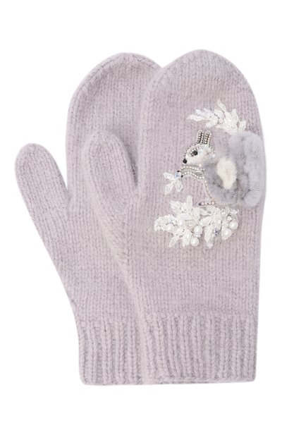 Шерстяные варежки CAROLON, арт. Р-23-ВР-02