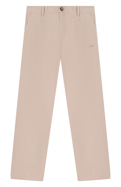 Хлопковые брюки PAUL & SHARK JUNIOR, арт. WUP008/LLC05/6A-8A