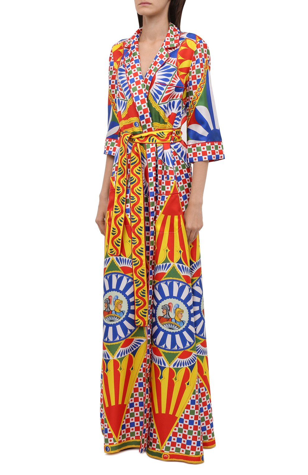 Шелковый халат DOLCE & GABBANA, арт. F0AH2T/GDS12, фото 3