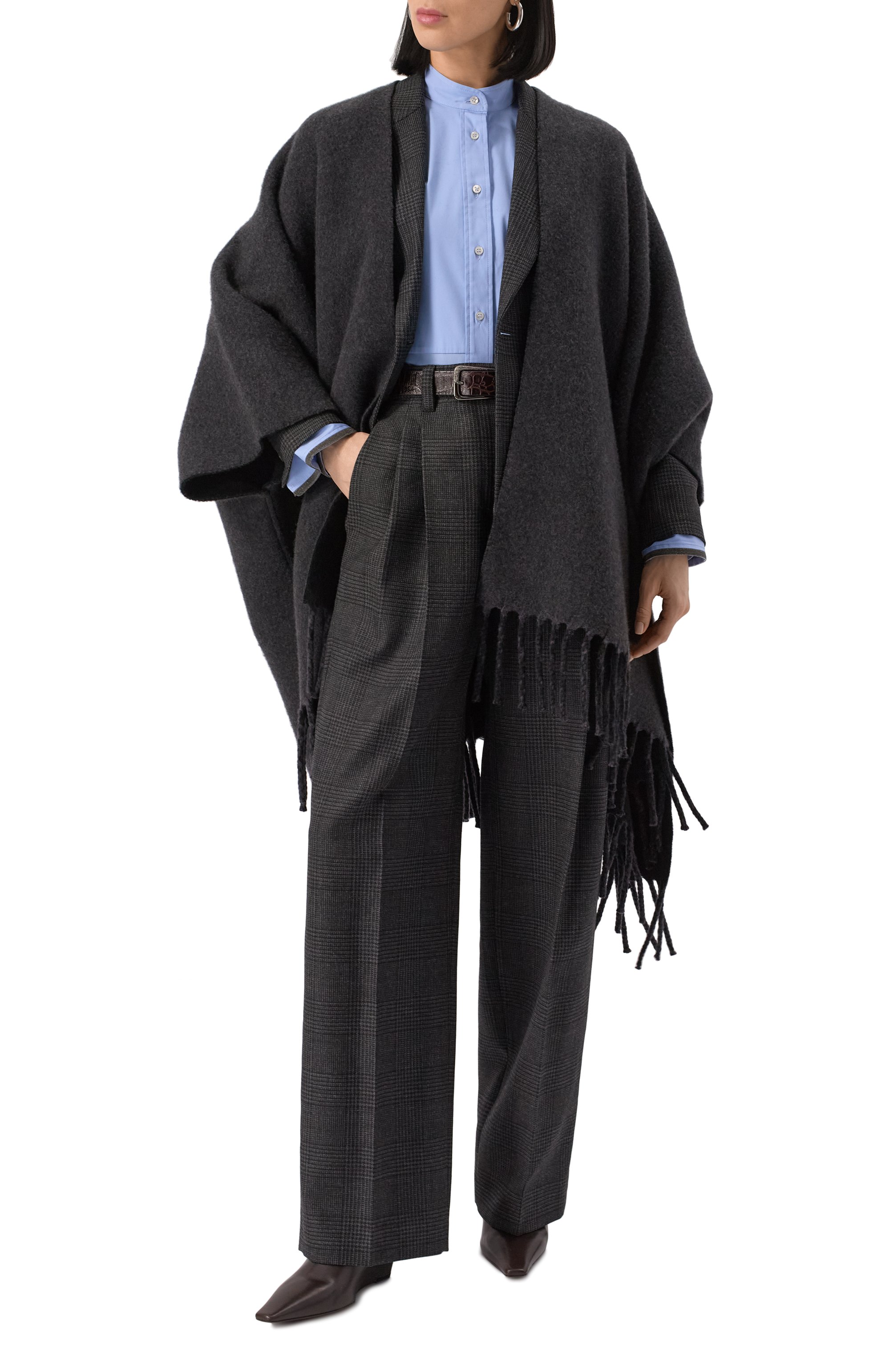 Хлопковая рубашка BRUNELLO CUCINELLI, арт. M0091MP806, фото 2