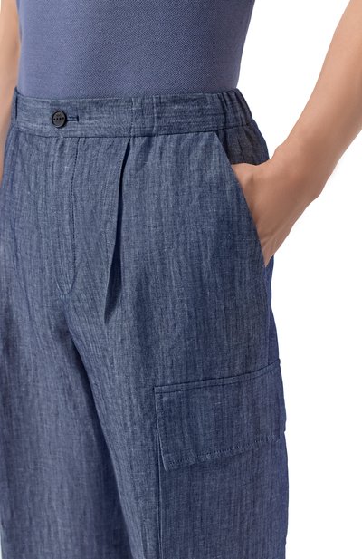 Брюки-карго изо льна и хлопка HEVO, арт. T0RREQUETTA35/L740, фото 5