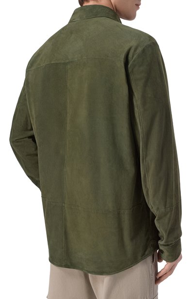 Замшевая рубашка STEFANO RICCI, арт. M7J6100352/SUEJS3_001, фото 4