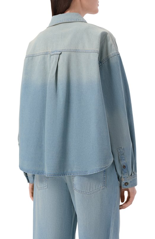 Джинсовая рубашка Light 12 STOREEZ 138608 Голубой  138608 Фото 4