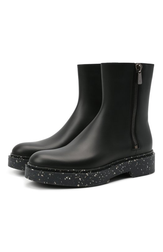 

Кожаные ботинки Santoni, Чёрный