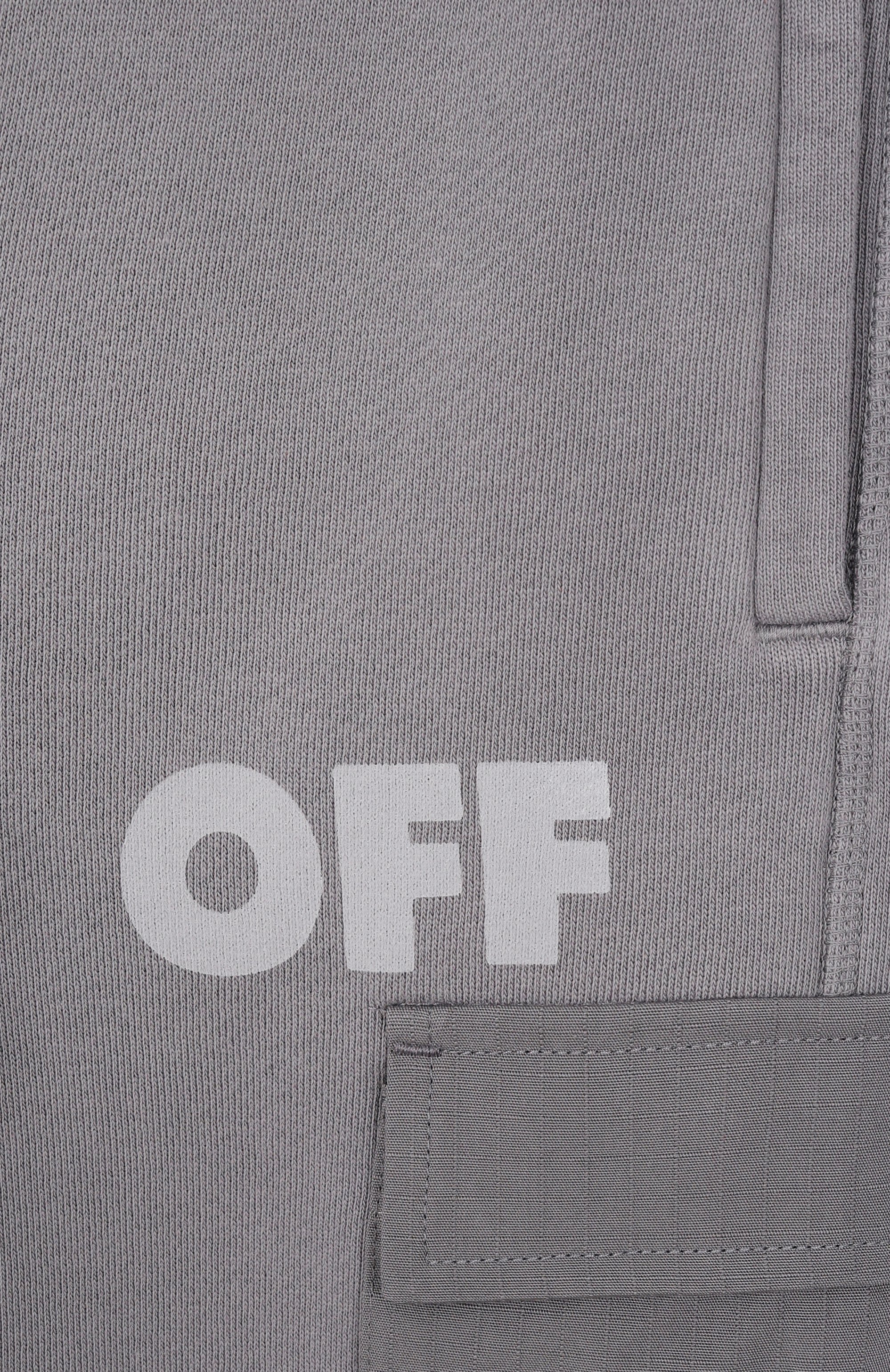 Хлопковые джоггеры OFF-WHITE, арт. 0BCH00BF25FLE001/4-12, фото 3