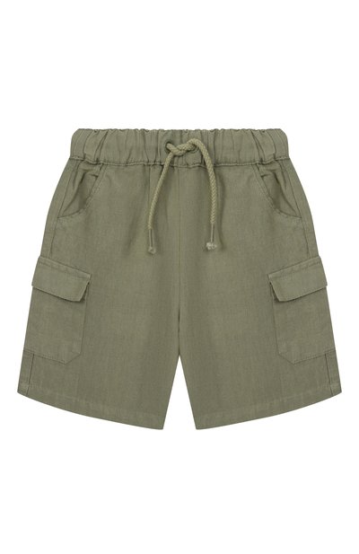 Шорты-карго из хлопка и льна BABYBU, арт. BI-B1037S235
