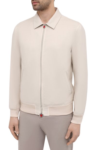 Бомбер из кашемира и шелка KITON, арт. UW0889V07T78, фото 3