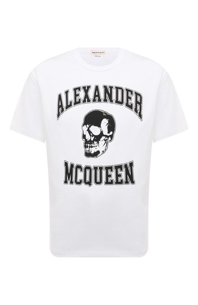 Мужская хлопковая футболка ALEXANDER MCQUEEN, арт. 759442