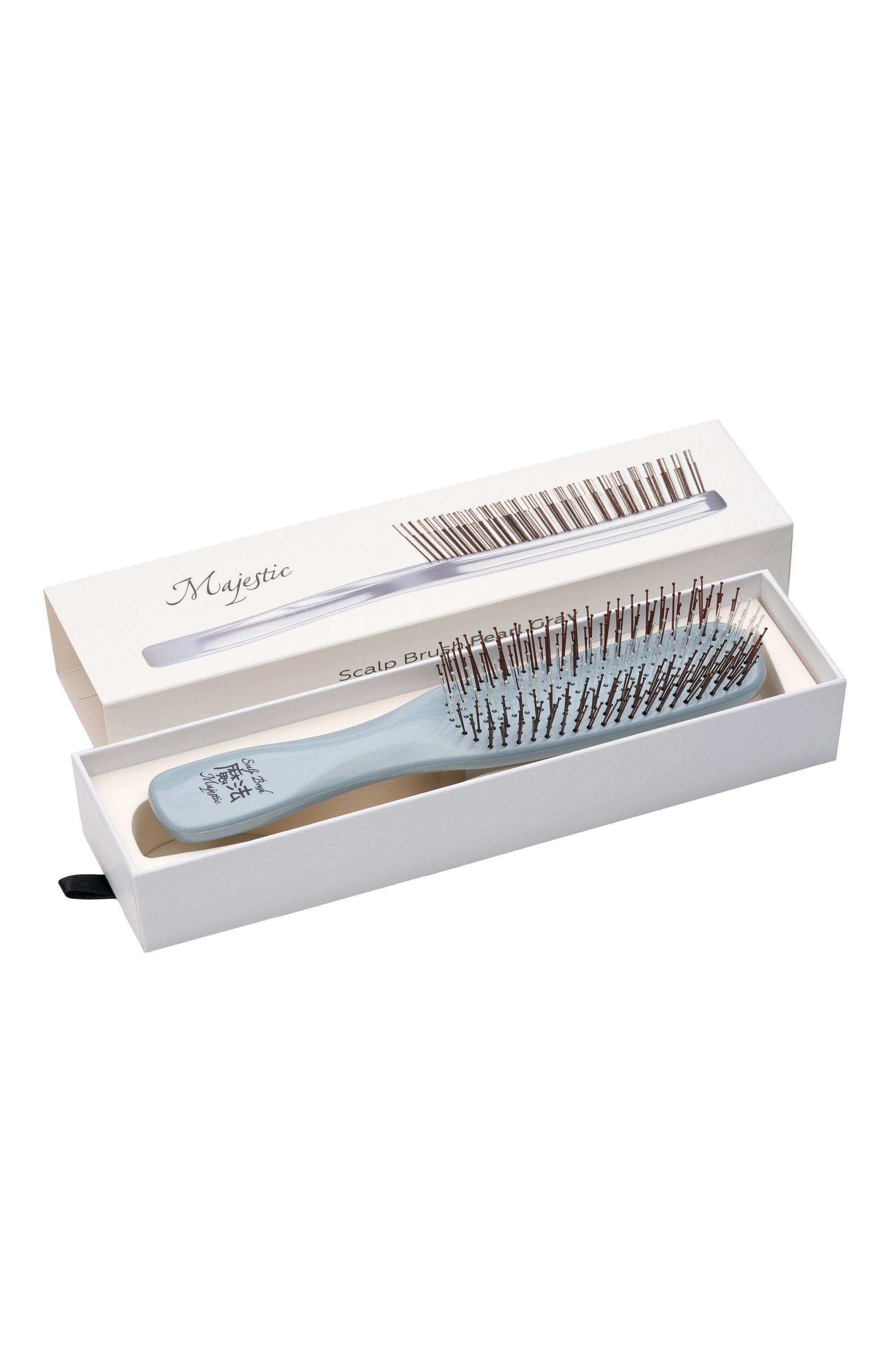 Расческа scalp brush 372 зубца, оттенок серый жемчуг MAJESTIC цвета по цене 21000 руб., арт. 4673748653027, фото 2 Расческа scalp brush 372 зубца, оттенок серый жемчуг MAJESTIC, арт. 4673748653027, фото 2