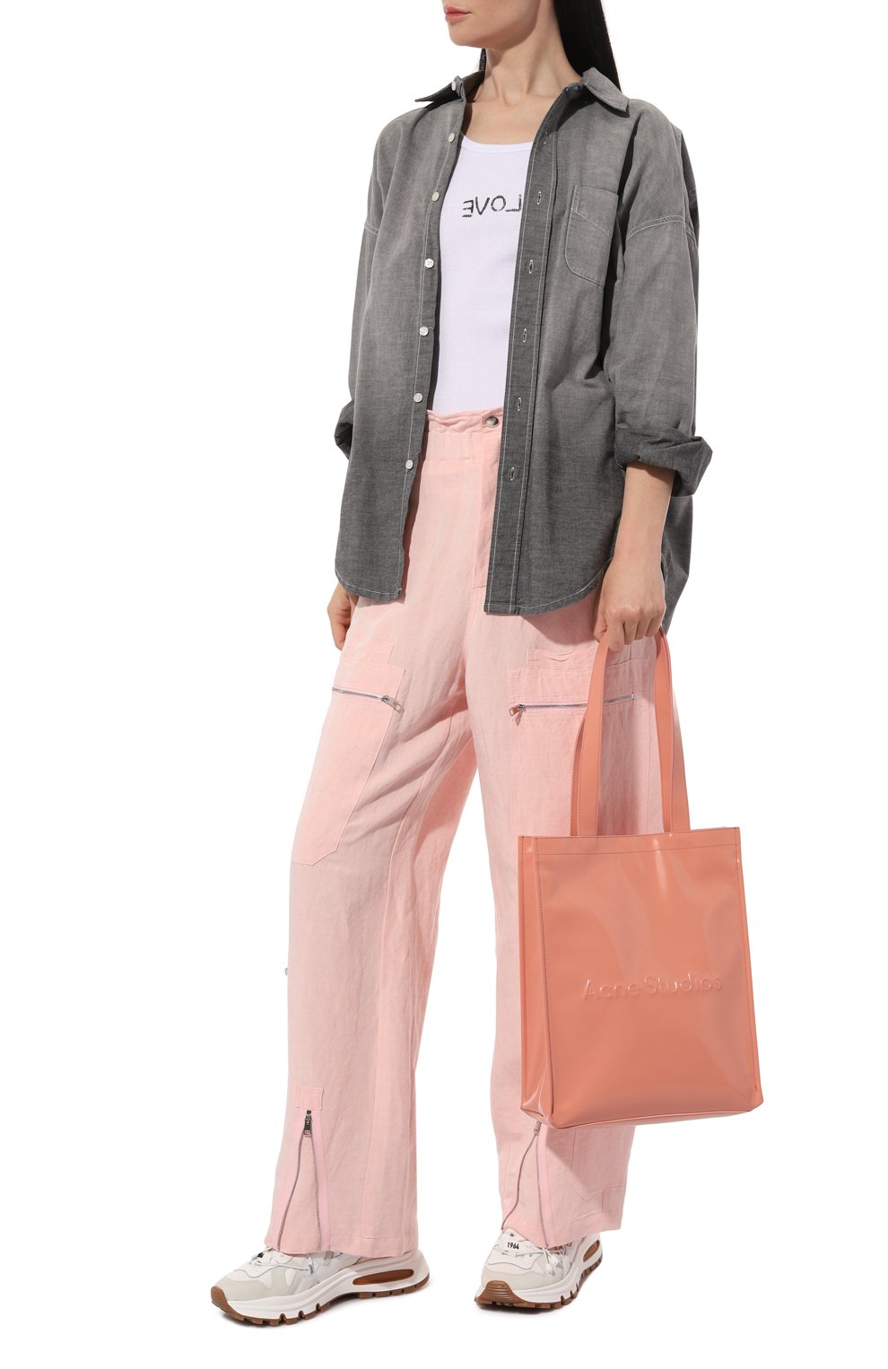 Сумка-тоут ACNE STUDIOS, арт. L0G0 SH0PPER P0RTRAITAD2, фото 7