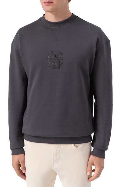 Хлопковый свитшот BOSS, арт. 50545529, фото 3