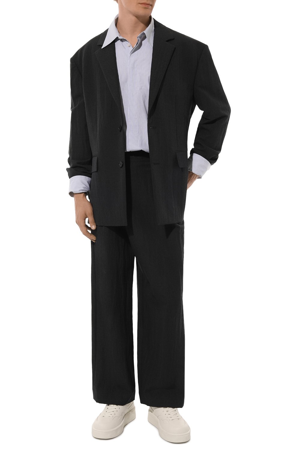 Хлопковая рубашка JIL SANDER, арт. J22DL0168/J45161, фото 2