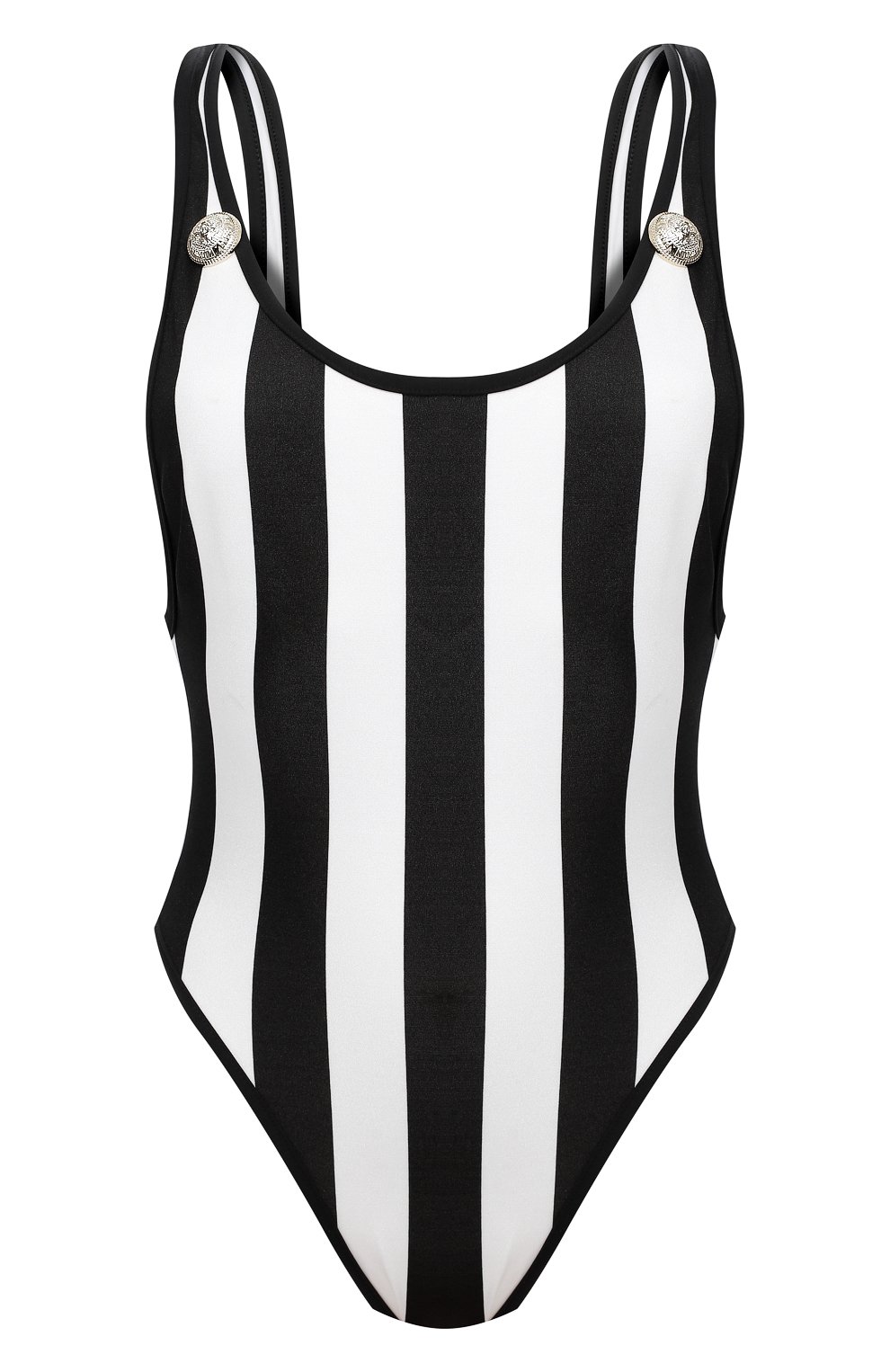 Слитный купальник BALMAIN черно-белого цвета по цене 38250 руб., арт. BKBGC0080, фото 1 Слитный купальник BALMAIN, арт. BKBGC0080, фото 1