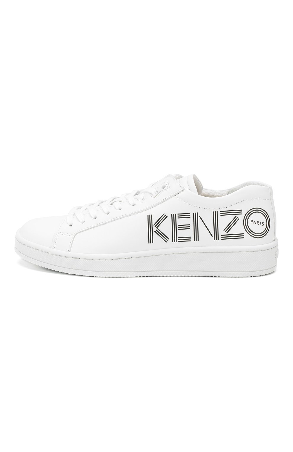 Кожаные кеды KENZO белого цвета по цене 32450 руб., арт. F965SN129L71, фото 3 Кожаные кеды KENZO, арт. F965SN129L71, фото 3