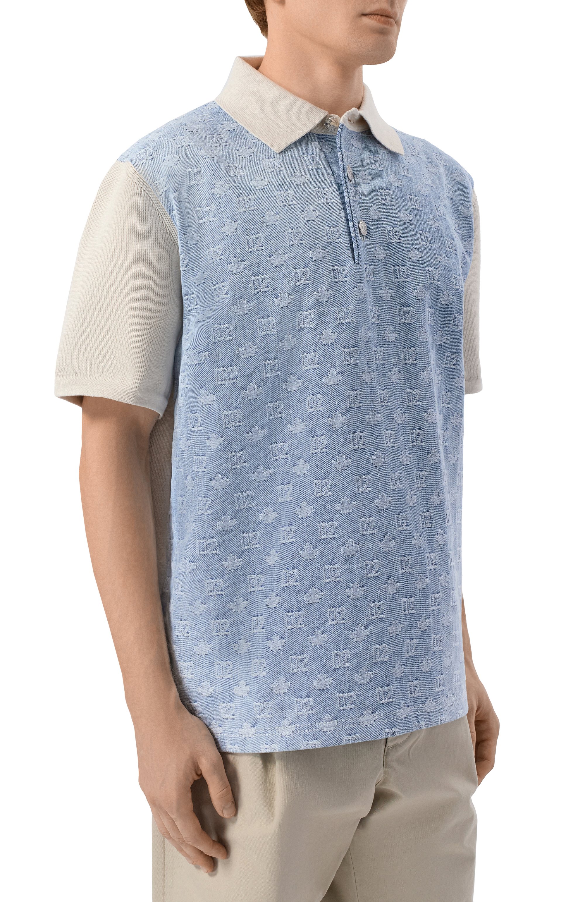 Хлопковое поло DSQUARED2, арт. S74HA1607/D13193, фото 3