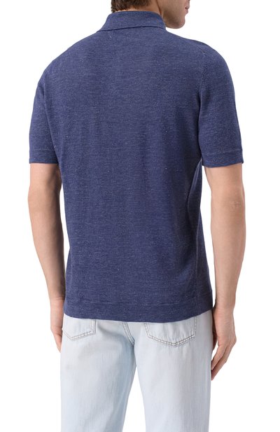 Поло изо льна и хлопка BRUNELLO CUCINELLI, арт. M2L00315, фото 4
