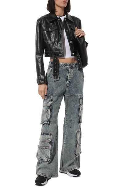 Комбинированны е кроссовки VERSACE JEANS COUTURE, арт. 74VA3SA3/ZS648, фото 2