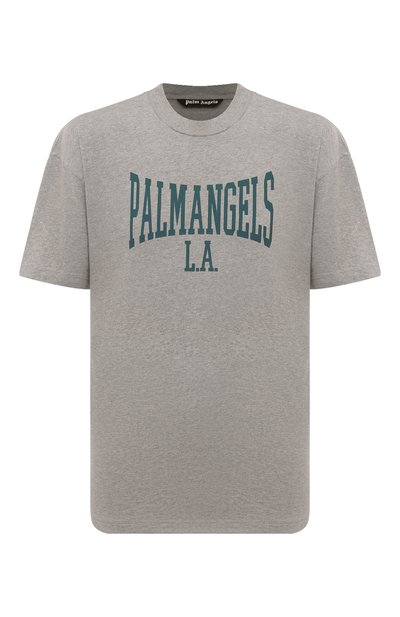 Мужская хлопковая футболка PALM ANGELS, арт. PMAA001F24JER006