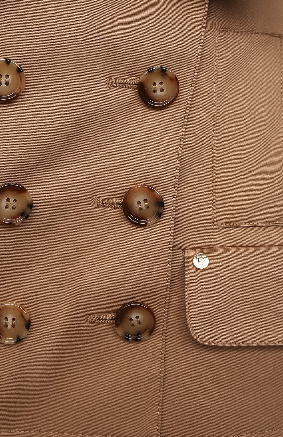 Хлопковый тренч с капюшоном BURBERRY, арт. 8041204/9M, фото 3