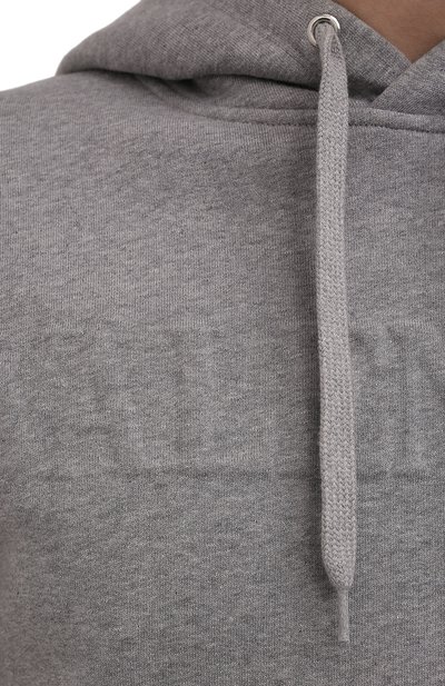 Хлопковое худи VALENTINO серого цвета по цене 77400 руб., арт. XV3MF21D84D, фото 5 Хлопковое худи VALENTINO, арт. XV3MF21D84D, фото 5