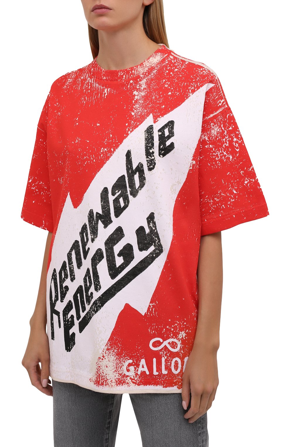 Хлопковая футболка ACNE STUDIOS, арт. AL0239, фото 3