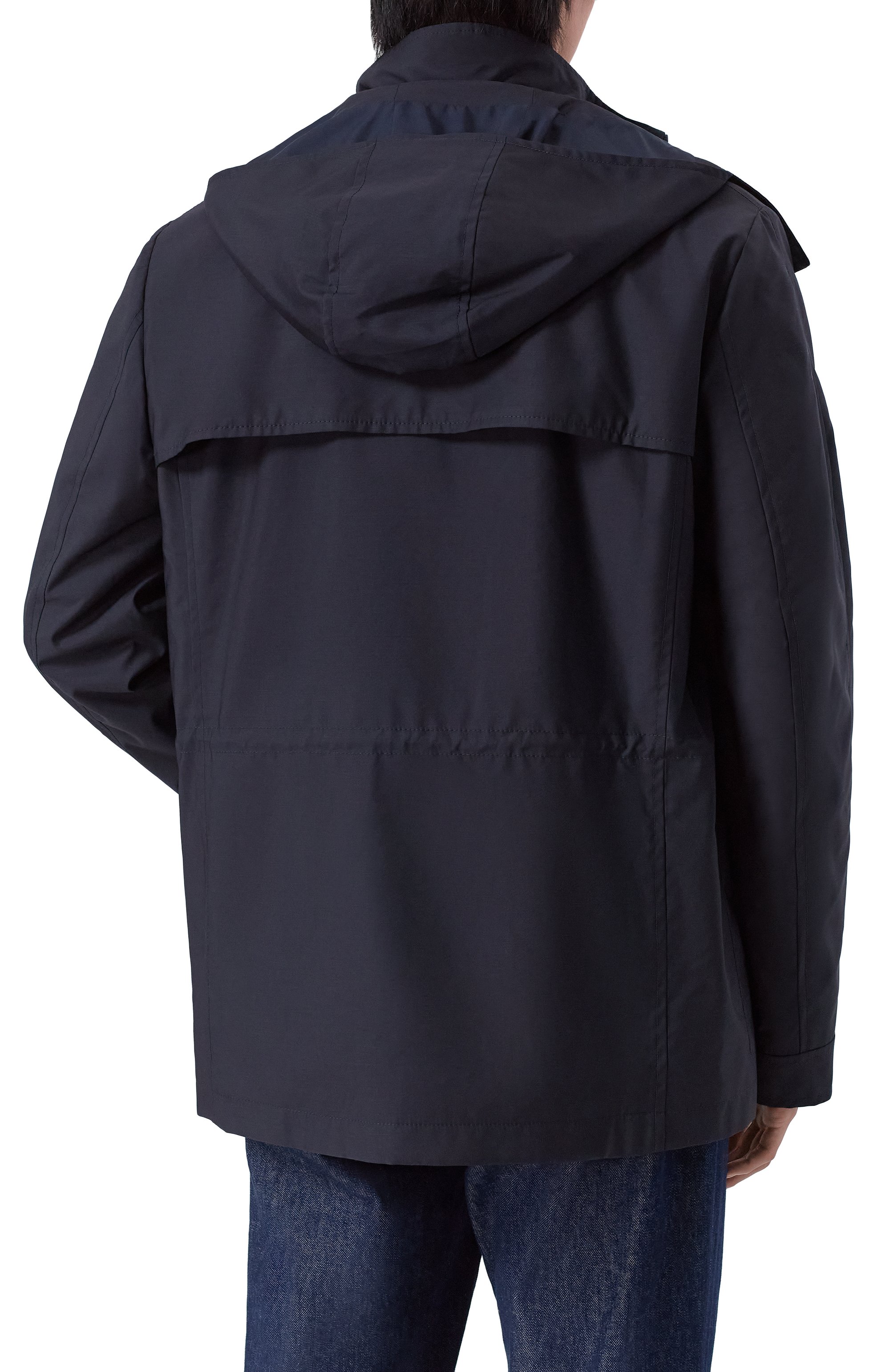 Плащ из шерсти и шелка ZILLI, арт. ASAL00M0256VREH00, фото 6