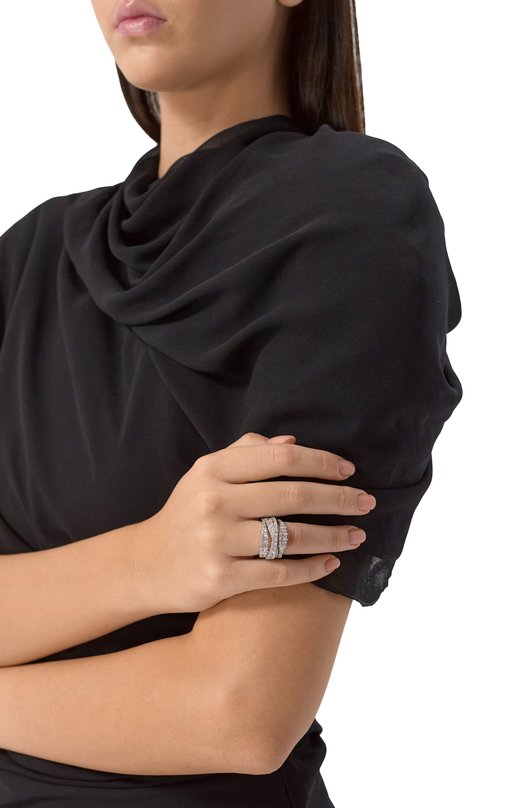 Кольцо Twist Wrap Swarovski 5584650 Серебряный  5584650 Фото 2