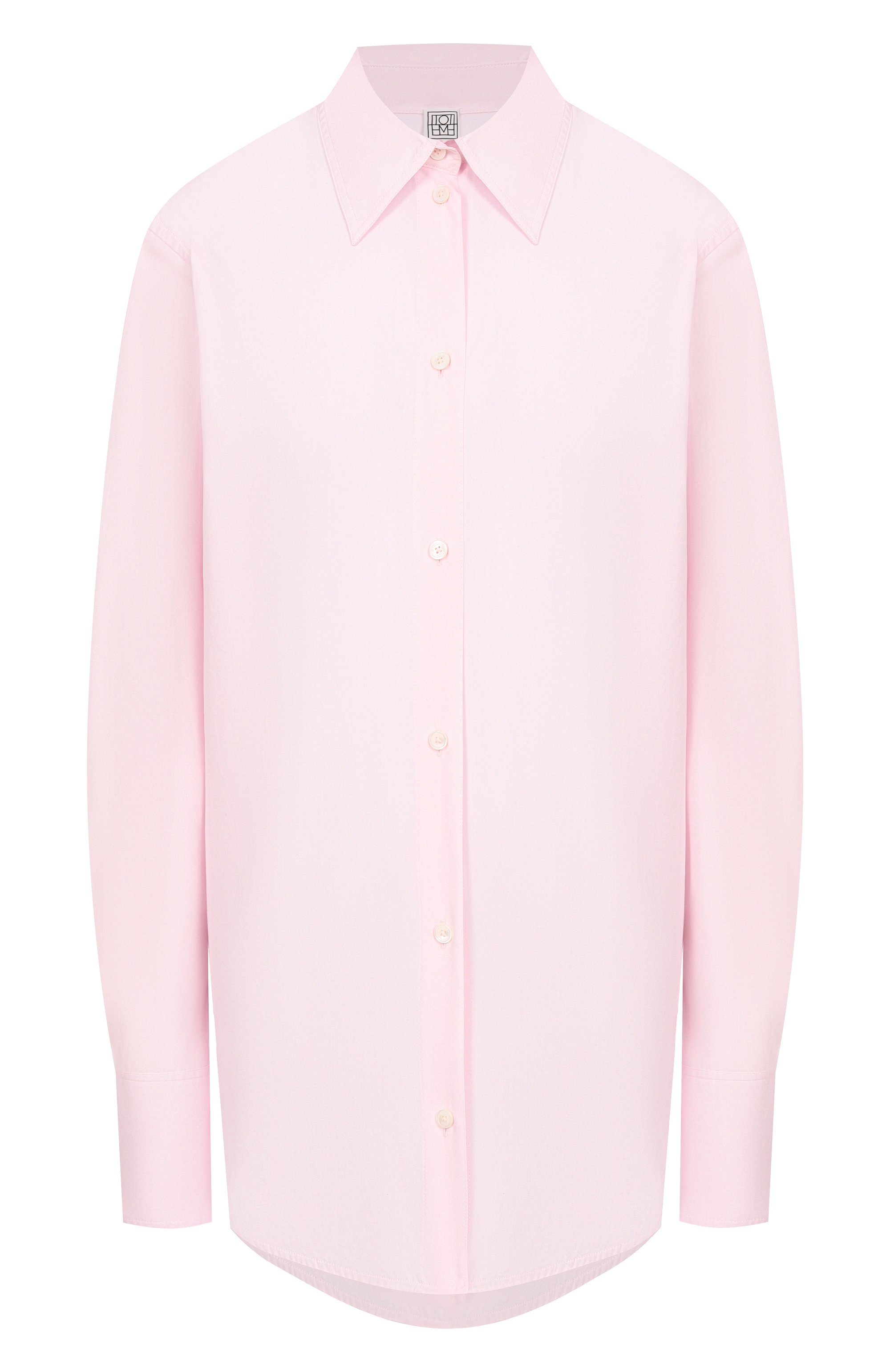 Хлопковая рубашка TOTEME, арт. 252-WRT2522-FB0392, фото 1