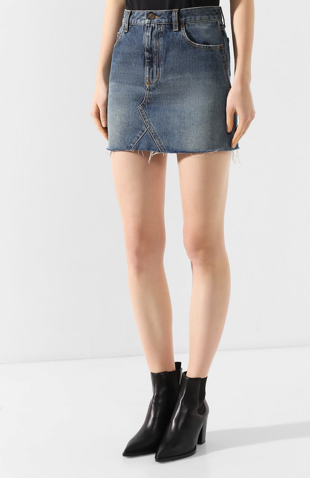 Джинсовая юбка SAINT LAURENT, арт. 602944/Y8070, фото 3