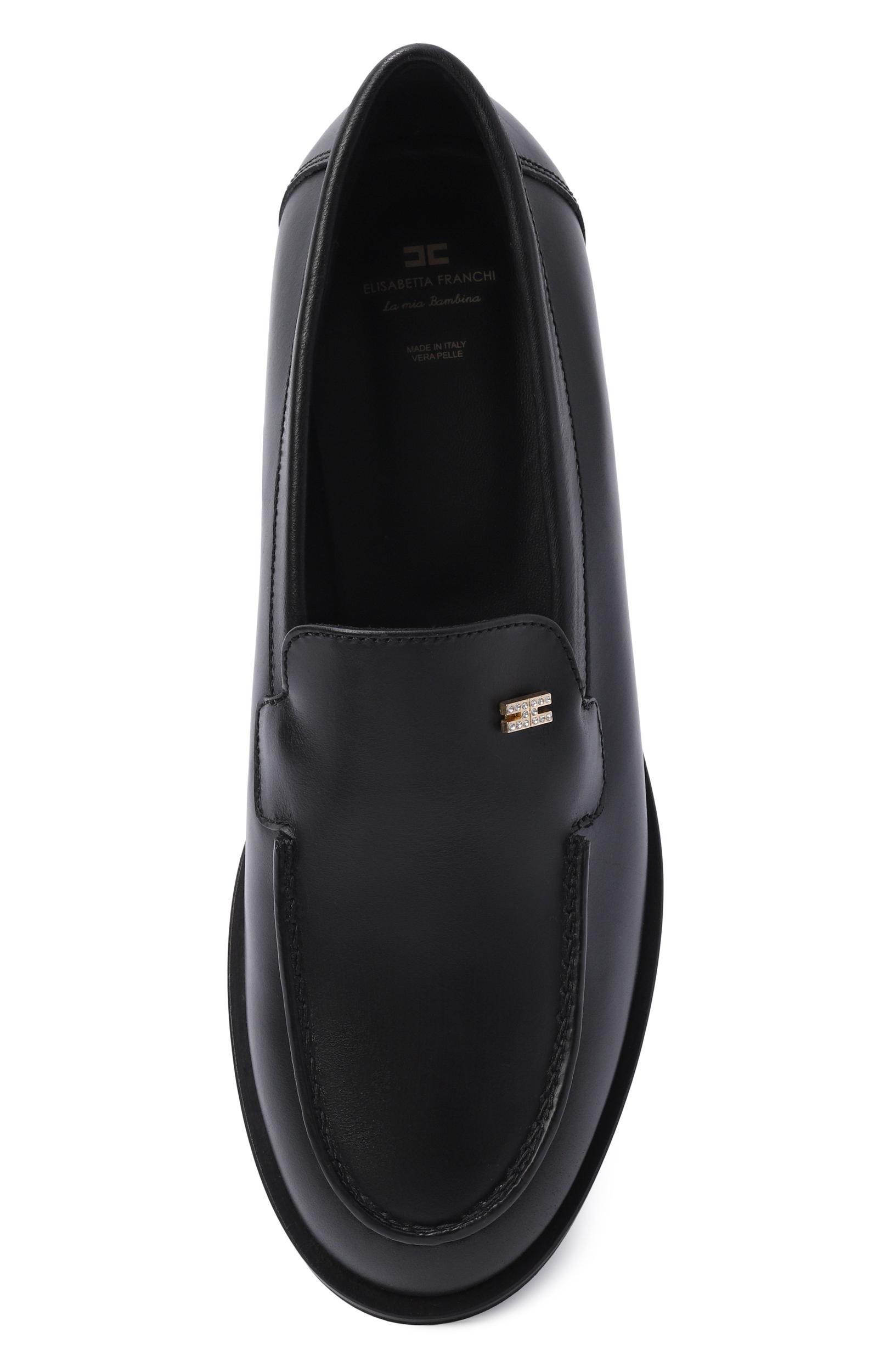 Кожаные лоферы ELISABETTA FRANCHI LA MIA BAMBINA, арт. F4A4-E0640-1251999-_001, фото 4