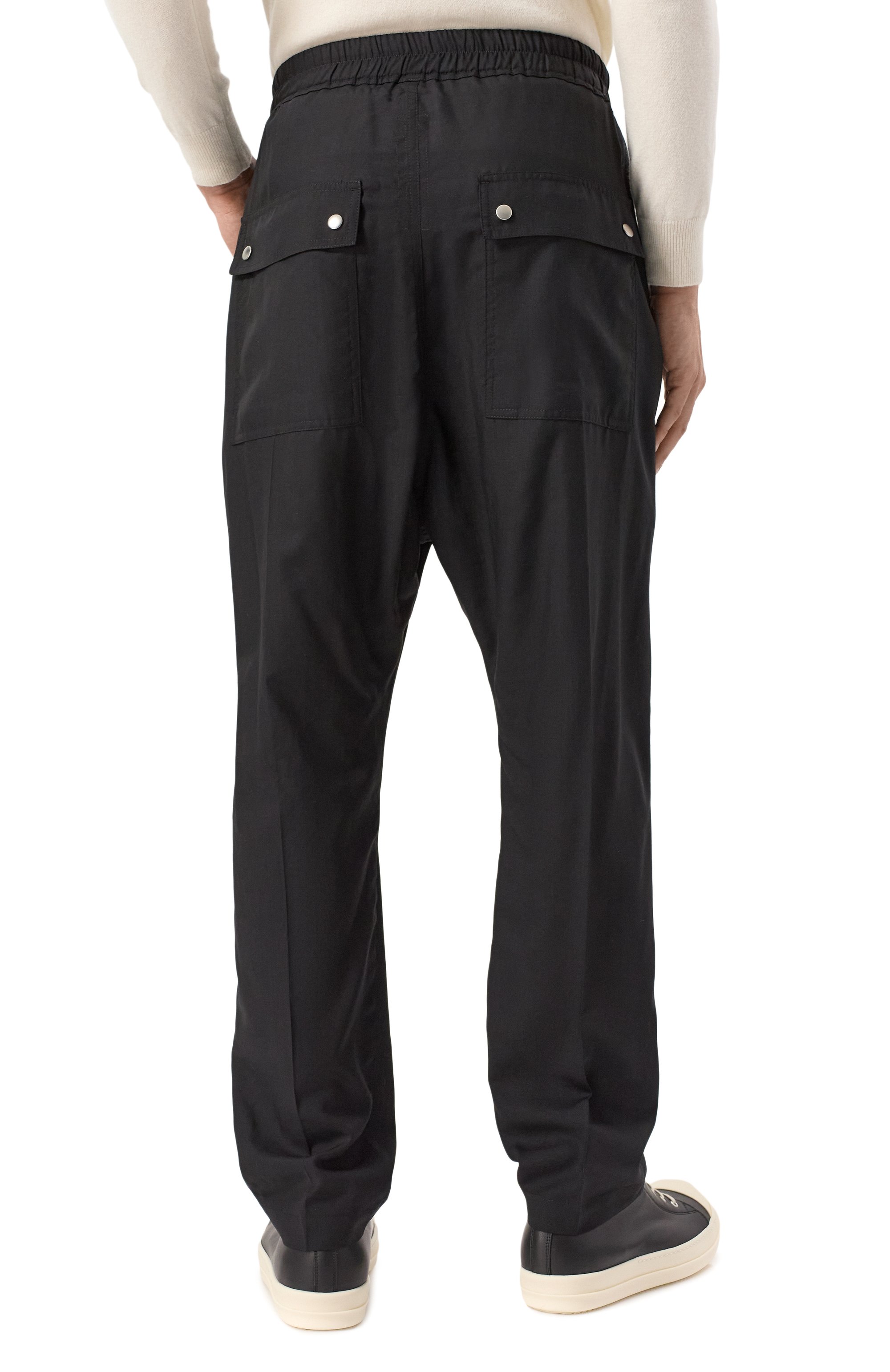 Шерстяные брюки RICK OWENS, арт. RU01E5361/WG, фото 4