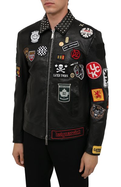 Кожаная куртка DSQUARED2, арт. S74AM1212/SY1564, фото 3