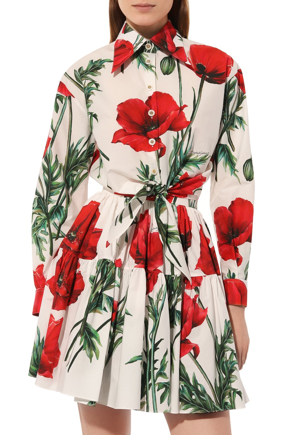 Хлопковая рубашка DOLCE & GABBANA, арт. F5Q05T/HS5NJ, фото 3