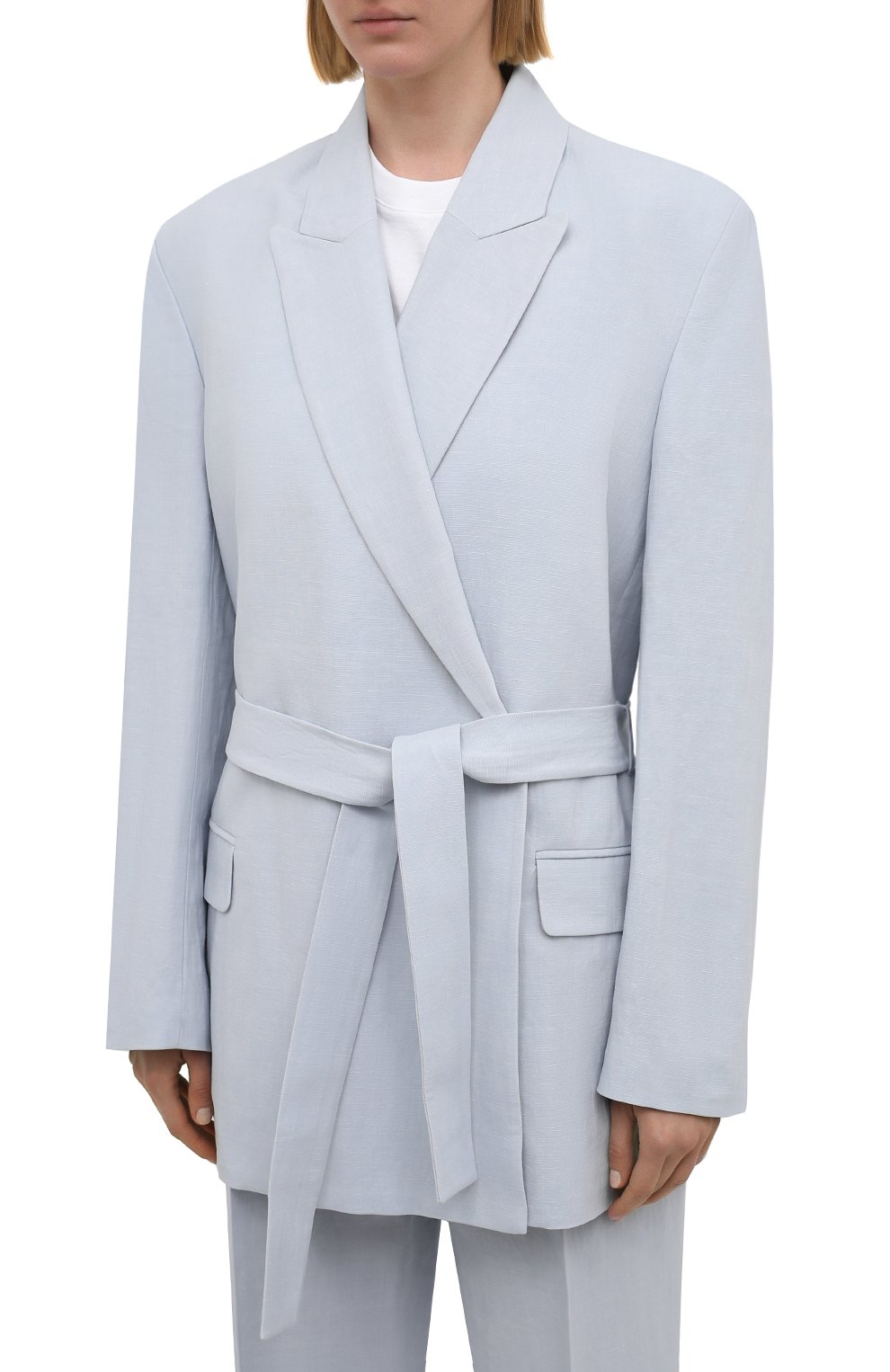 Жакет изо льна и хлопка ACNE STUDIOS, арт. AH0132, фото 3