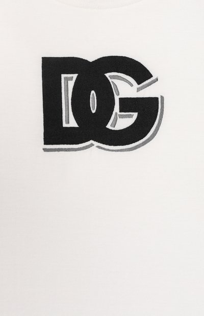 Хлопковая футболка DOLCE & GABBANA, арт. L4JTHV/G700P/8-14, фото 3