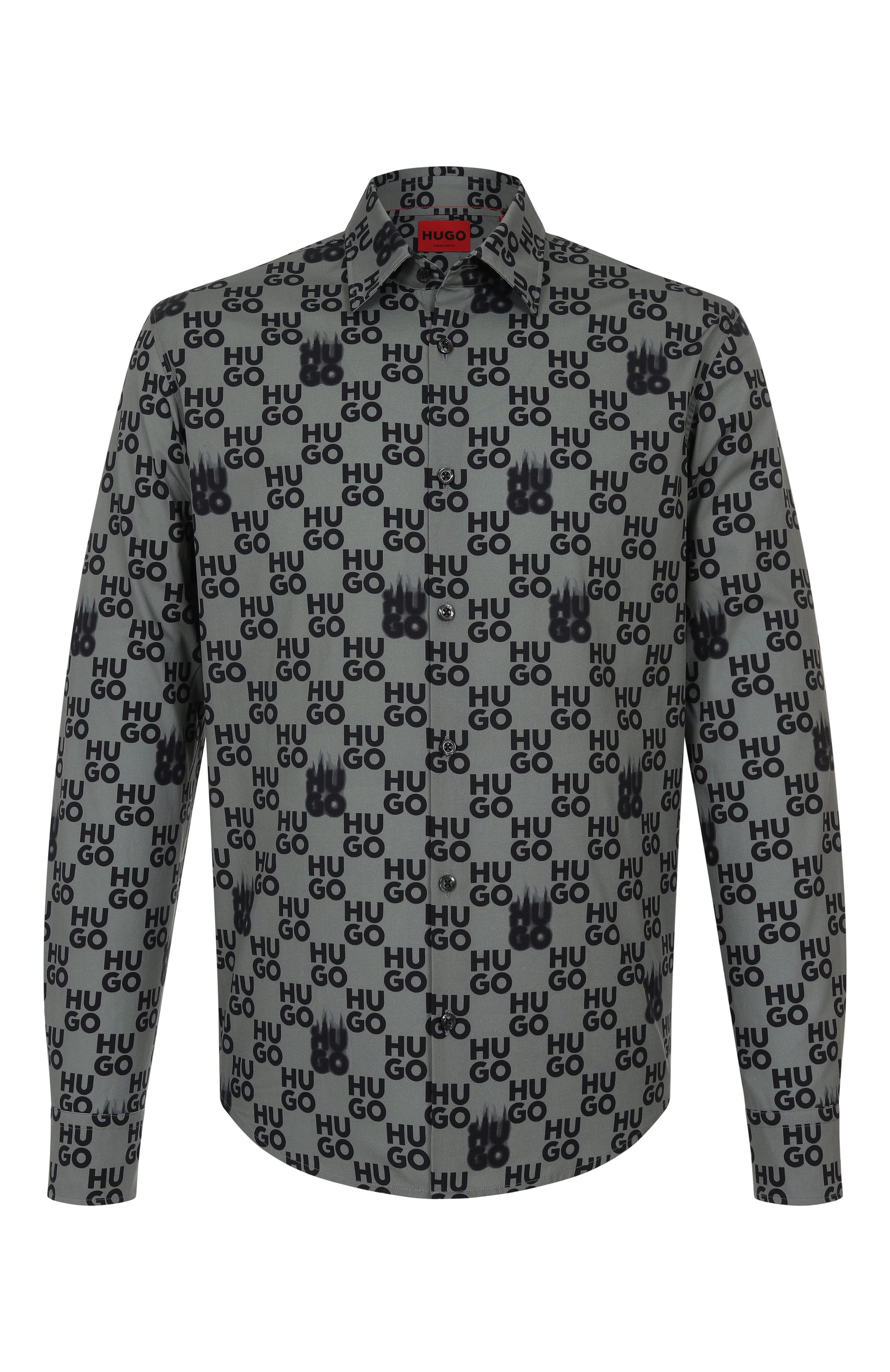 Хлопковая рубашка HUGO, арт. 50534257, фото 1