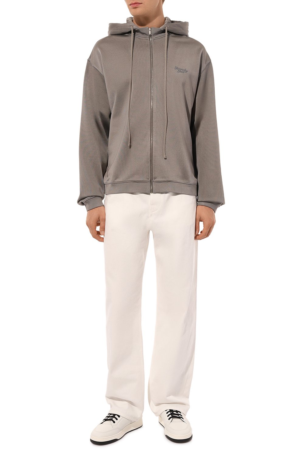 Кожаные кеды sl/61 SAINT LAURENT белого цвета по цене 89950 руб., арт. 713600, фото 2 Кожаные кеды sl/61 SAINT LAURENT, арт. 713600, фото 2