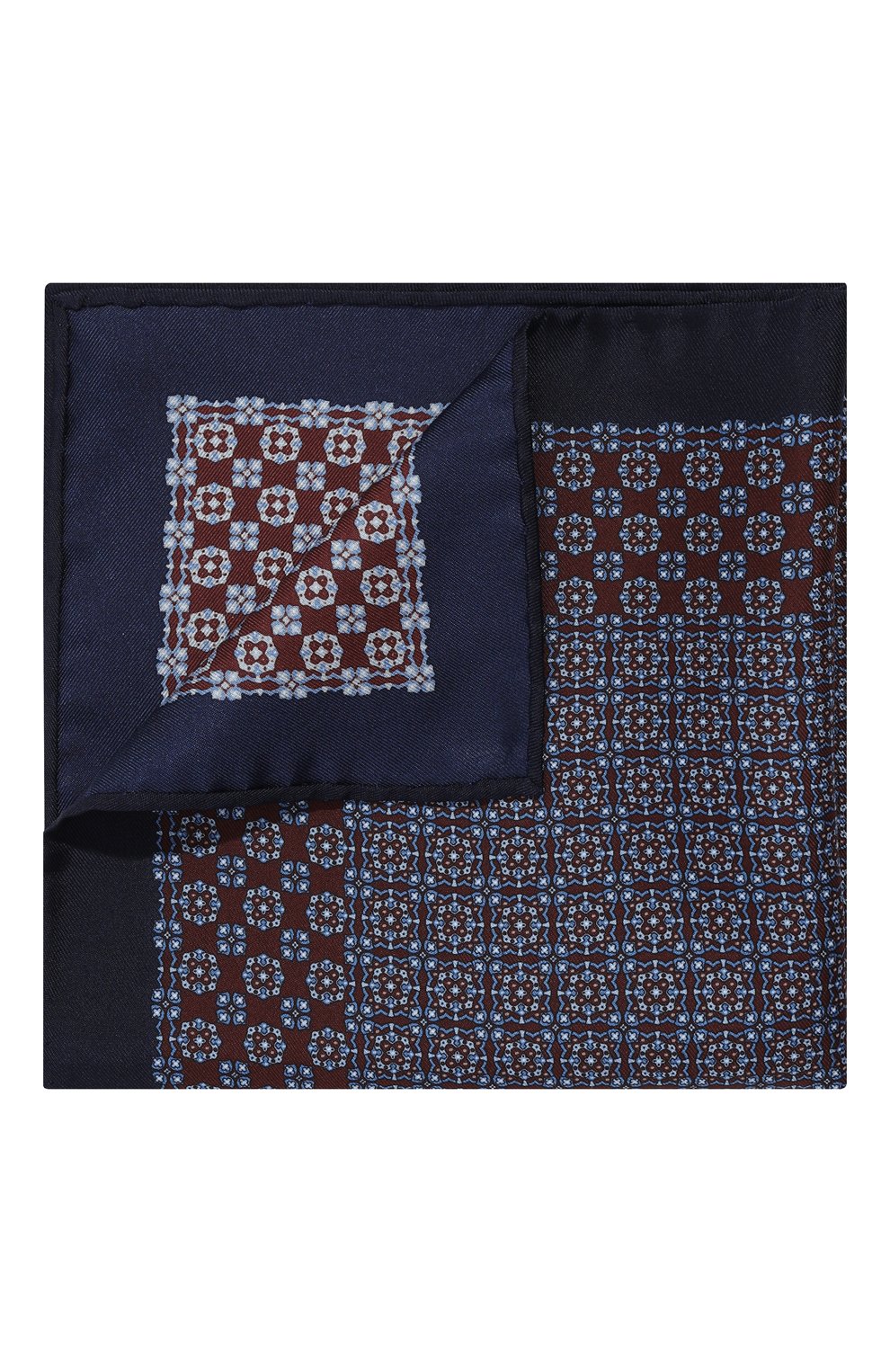 Комплект из галстука и платка STEFANO RICCI синего цвета по цене 49650 руб., арт. DH/53103, фото 5 Комплект из галстука и платка STEFANO RICCI, арт. DH/53103, фото 5