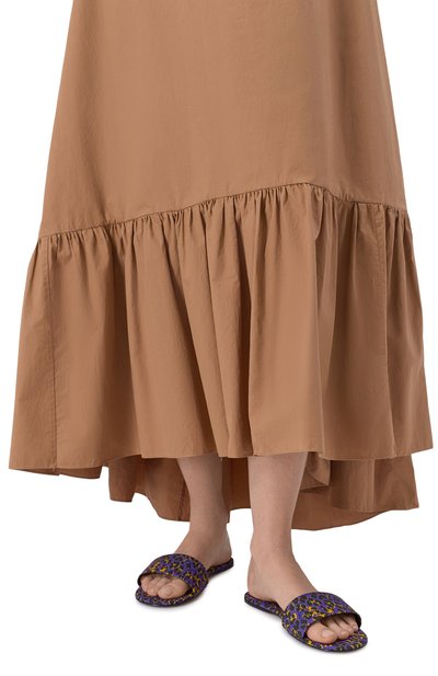 Женские текстильные шлепанцы carlyle SAINT LAURENT, арт. 860754/AAF4R