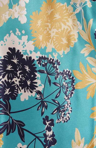 Шелковая сорочка LUNA DI SETA бирюзового цвета по цене 36350 руб., арт. VLST61046, фото 5 Шелковая сорочка LUNA DI SETA, арт. VLST61046, фото 5