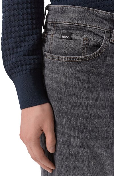 Джинсы delaware BOSS темно-серого цвета по цене 21700 руб., арт. 50557508, фото 5 Джинсы delaware BOSS, арт. 50557508, фото 5