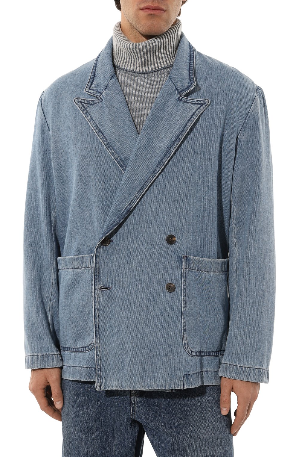 Джинсовый пиджак DRIES VAN NOTEN, арт. 242-020715-9378, фото 4