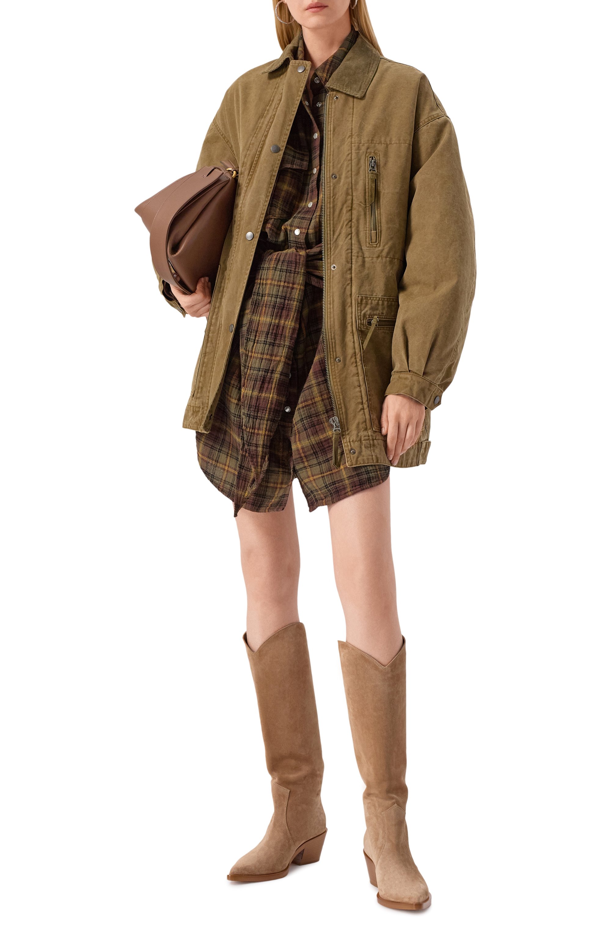 Замшевые казаки waylon 45 GIANVITO ROSSI, арт. G80194.45CU0.C45CAML, фото 2