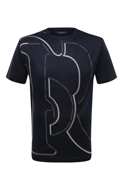 Мужская хлопковая футболка STEFANO RICCI, арт. MNH3102200/TE0001