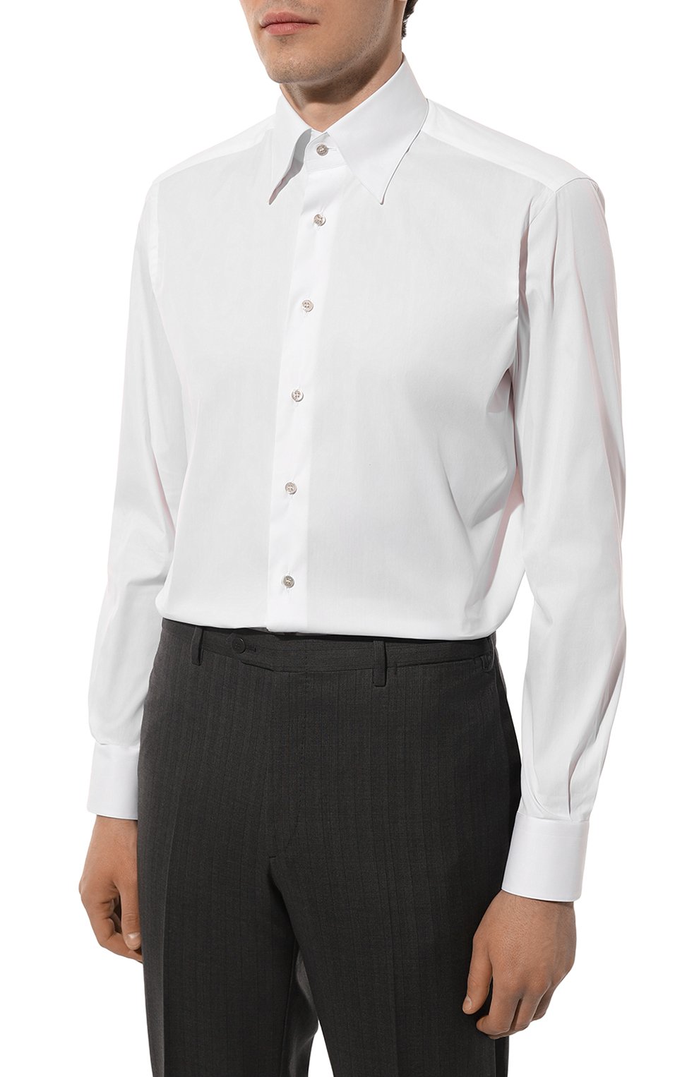 Хлопковая сорочка ZILLI, арт. MFZ-13037-345108/0003, фото 4